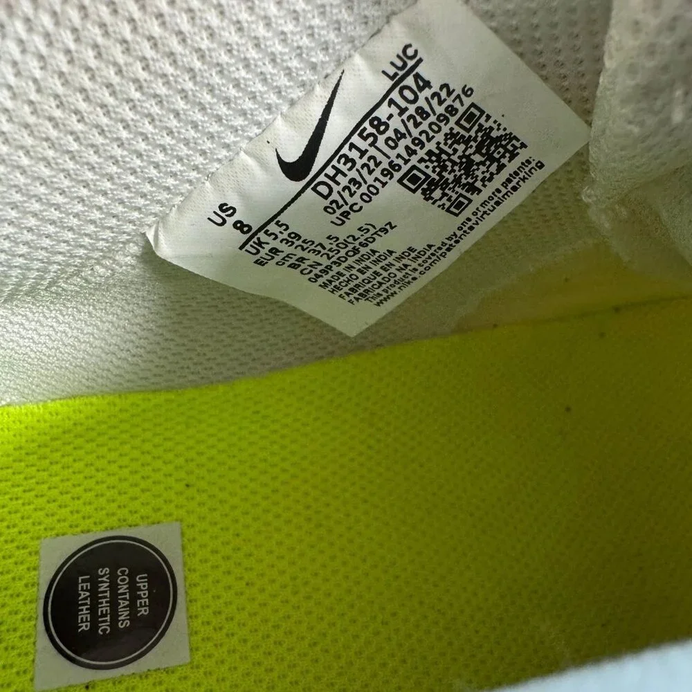 Size 8 - Nike Court Vision Low Next Nature Summit White Sneaker Shoes DH3158-104